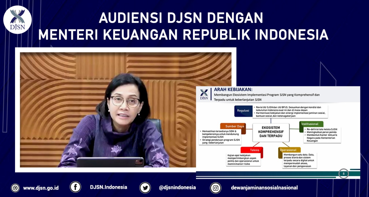 Audiensi DJSN dengan Menteri Keuangan Republik Indonesia